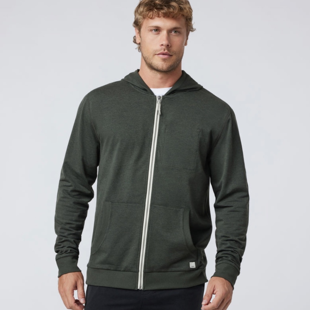 NWT MENS Coronado Hoodie DreamKnit™ Warm Hoodie. Color: Midnight Heather, Size L